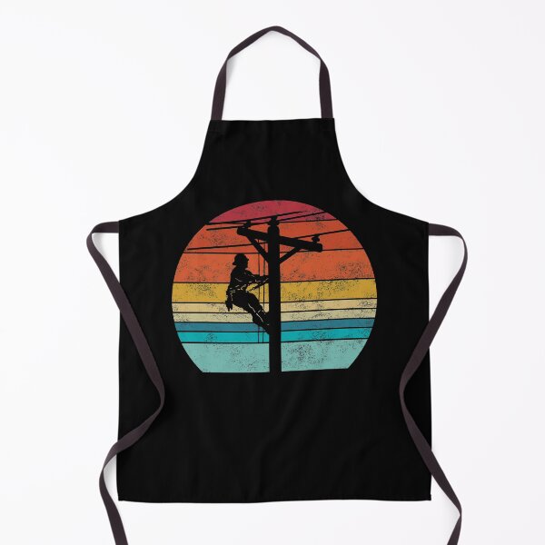 Item preview, Retro style Lineman Cell Tower Line Worker designed and sold by allsquarestudio.