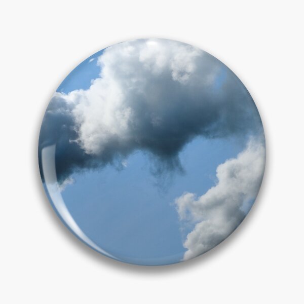 Item preview, Clouds of air pollution from industrial smoke and blue sky designed and sold by VadimK.