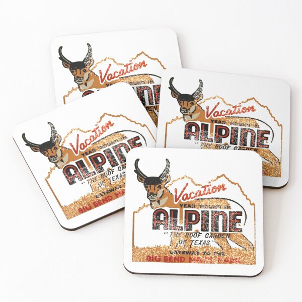 Item preview, Alpine Texas Vintage Travel Decal designed and sold by hilda74.