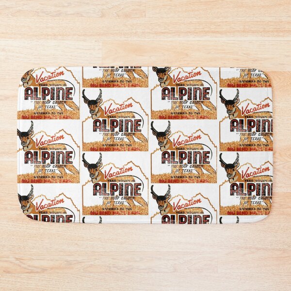 Item preview, Alpine Texas Vintage Travel Decal designed and sold by hilda74.