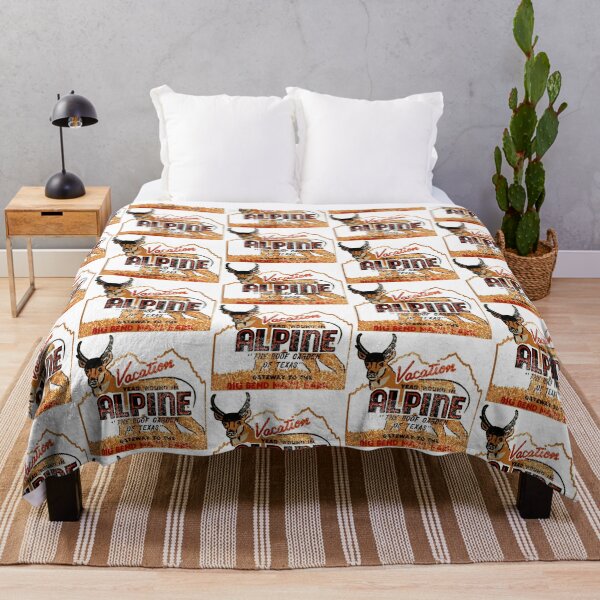 Item preview, Alpine Texas Vintage Travel Decal designed and sold by hilda74.
