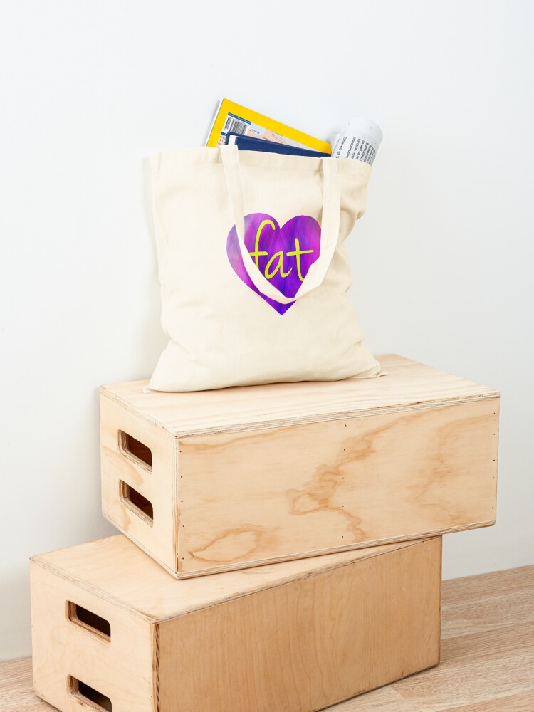 Alternate view of Love Fat - fat positive, fat activism, BoPo Tote Bag