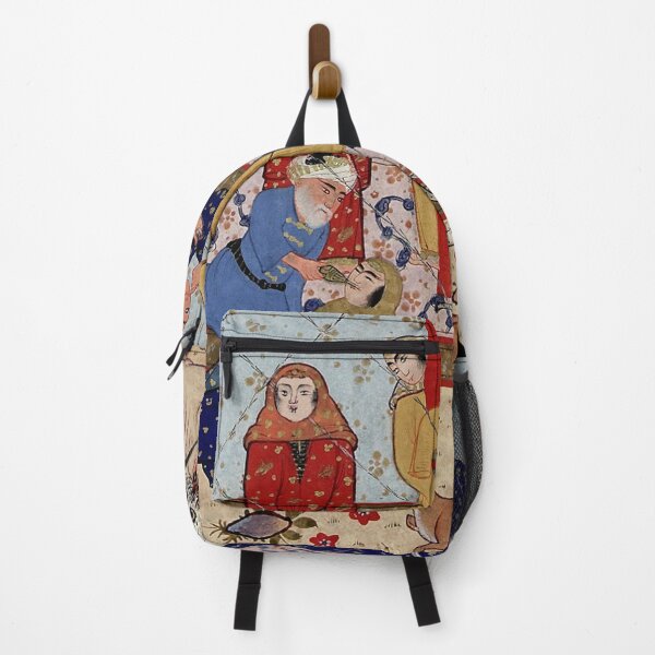 Item preview, The fainting of Layla and Majnun 16th Century Persian designed and sold by Vicky Brago-Mitchell®.