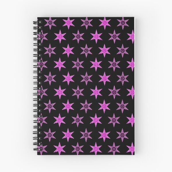 Item preview, star flower rose black background design designed and sold by Stéphane  Thirion.
