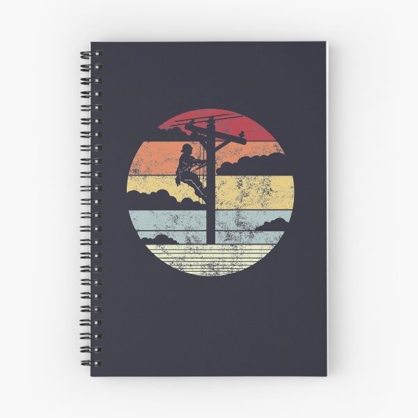 Item preview, Vintage Retro Lineman Line Worker Utility Pole Funny Lineman designed and sold by allsquarestudio.