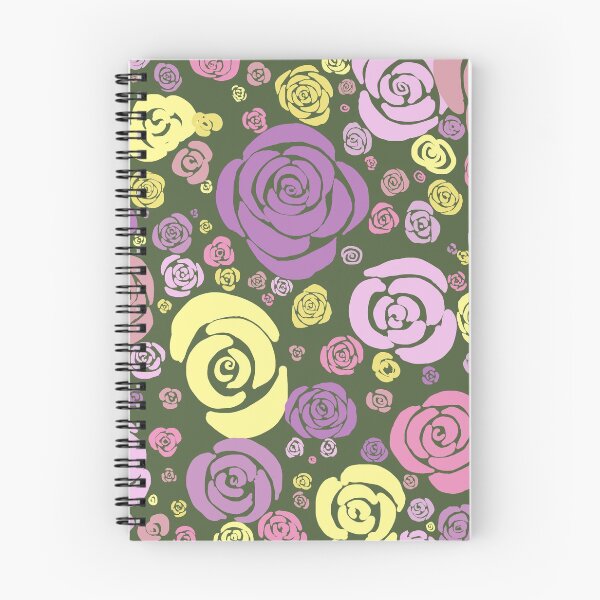 Item preview, Stylized Roses on a Green Background designed and sold by ArtbyLinnea.
