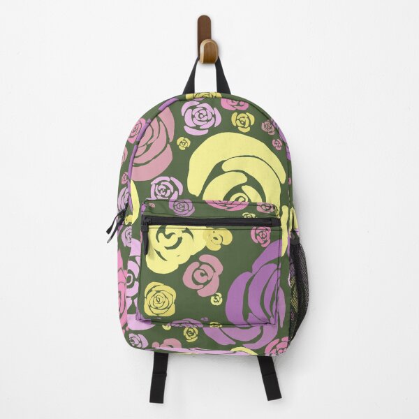 Item preview, Stylized Roses on a Green Background designed and sold by ArtbyLinnea.