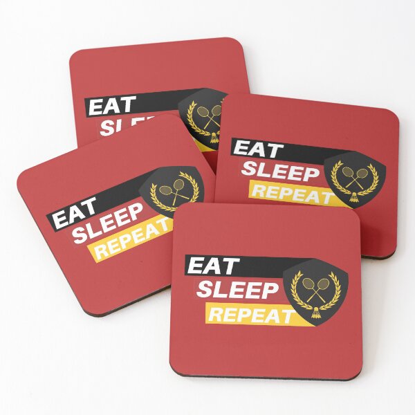 Item preview, Eat Sleep Badminton  designed and sold by Pris25.