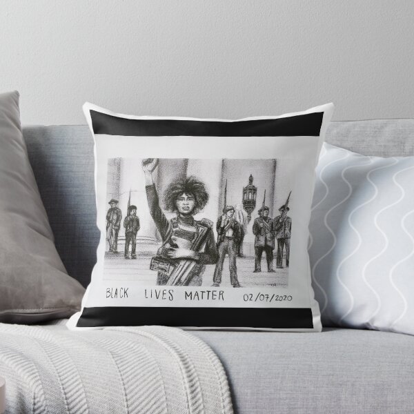 Black Lives Matter Throw Pillow