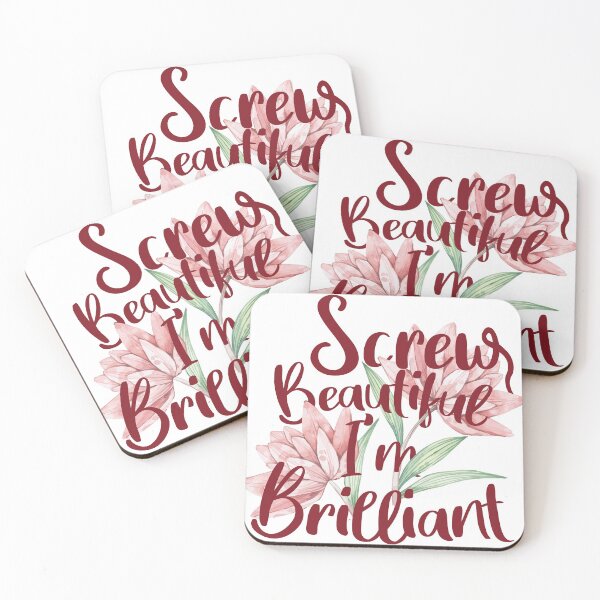 Item preview, Screw Beautiful I'm Brilliant designed and sold by Shop signer.