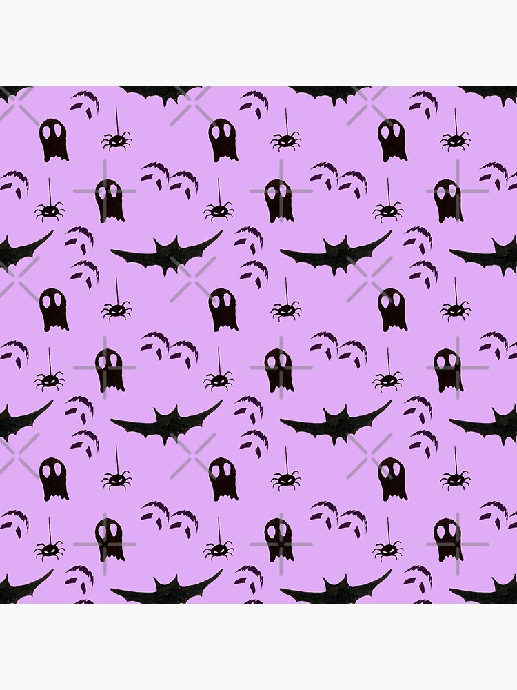 Ghostly Vibes: Purple Halloween Aesthetic