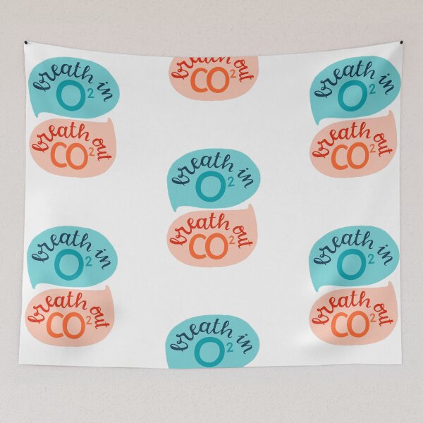 Item preview, Breath in O2, breath out CO2 designed and sold by whatafabday.