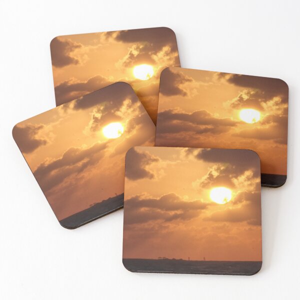 Item preview, Sunset on the jeju  island sea in Korea designed and sold by human8891.