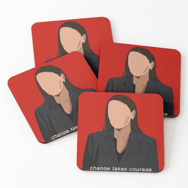 Item preview, AOC: Change Takes Courage designed and sold by Rebekah Moses.