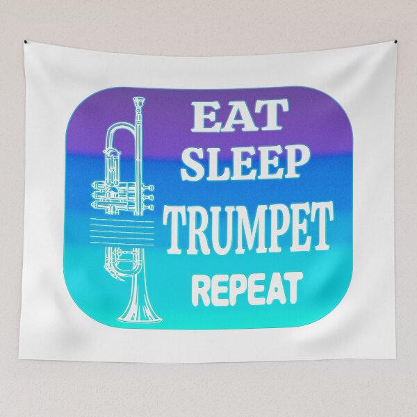 Item preview, EAT SLEEP  TRUMPET REPEAT designed and sold by Ralek.