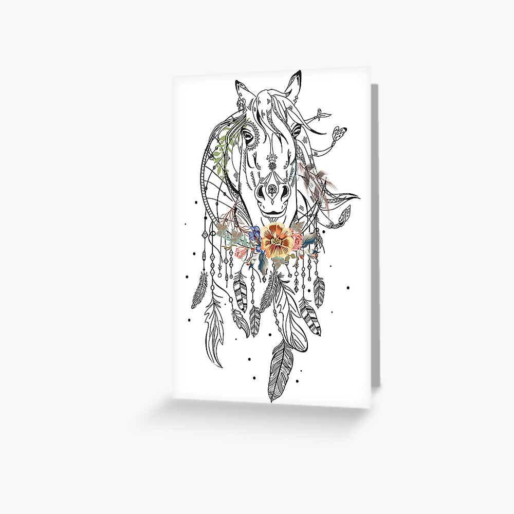Débardeur Femme Dreamer Cowgirl Western – Style Bohème Avec Attrape-rêves, Chevaux Et Citation Inspirante