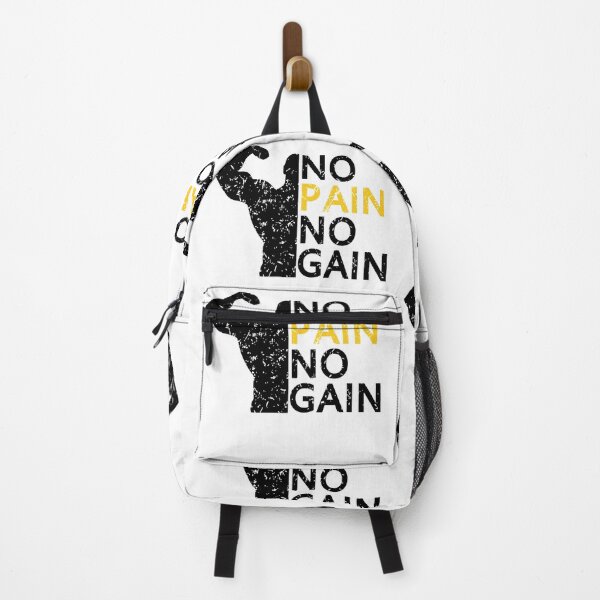 Item preview, Gym Quotes No Pain No Gain Super Workout designed and sold by creativeMOW.