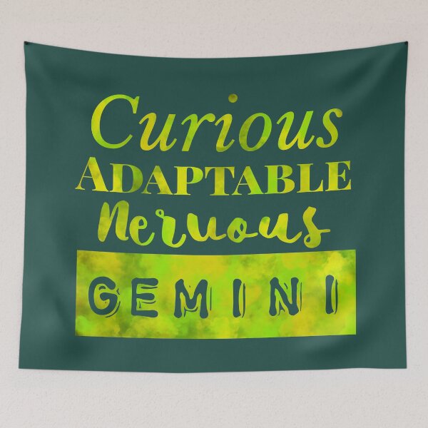 Item preview, Gemini Zodiac Sign Yellowish Clouds Pattern designed and sold by AMSonArt.