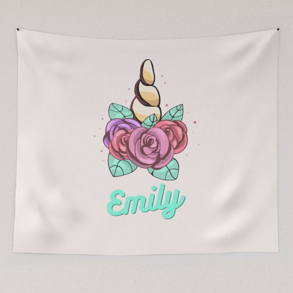 Item preview, Lovely Unicorn - Emily name designed and sold by piastrelli.