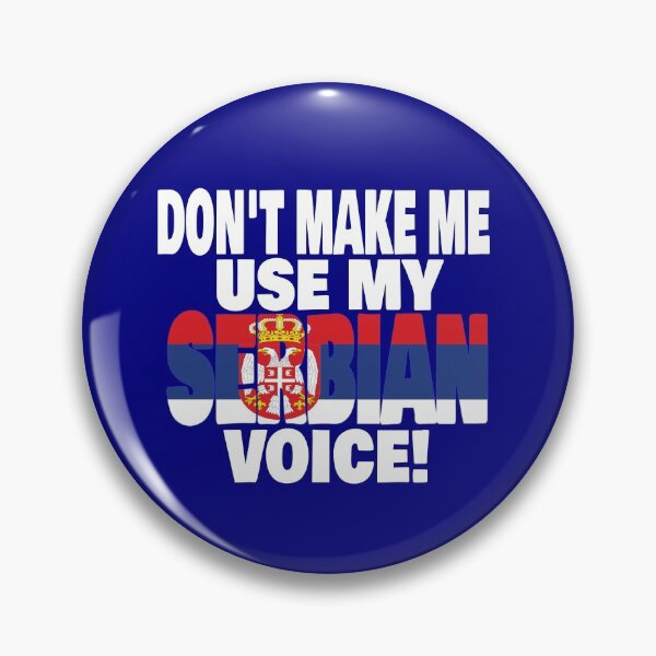 Item preview, I'm Not Yelling I'm Serbian Flag T shirt Merch designed and sold by PRINTS2HOT.