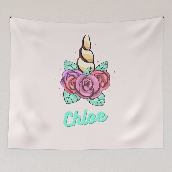 Item preview, Lovely Unicorn - Chloe name designed and sold by piastrelli.