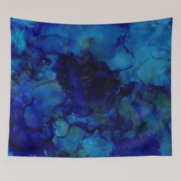 Item preview, Deep Blue Trip Alcohol Ink designed and sold by STEPHANIE BELLO.