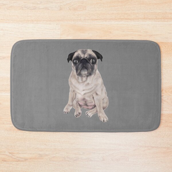 Item preview, Coco The Pug Gray designed and sold by CoconatStudio.
