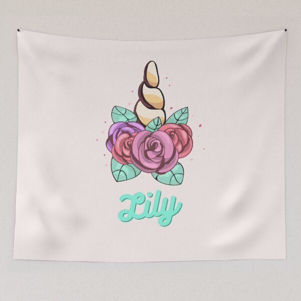 Item preview, Lovely Unicorn - Lily name designed and sold by piastrelli.