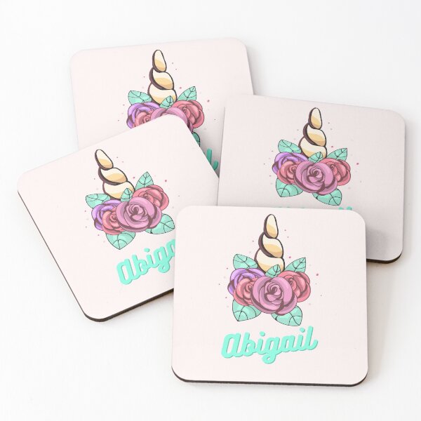 Item preview, Lovely Unicorn - Abigail name designed and sold by piastrelli.