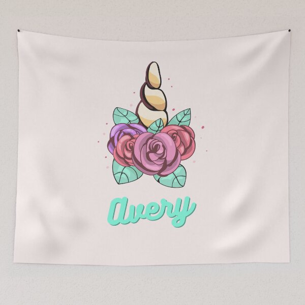 Item preview, Lovely Unicorn - Avery name designed and sold by piastrelli.