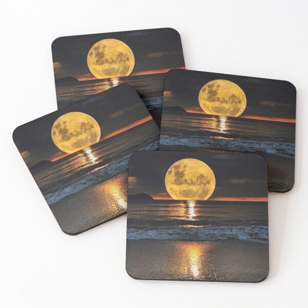 Item preview, moon sinking in the water designed and sold by Eric Shields.