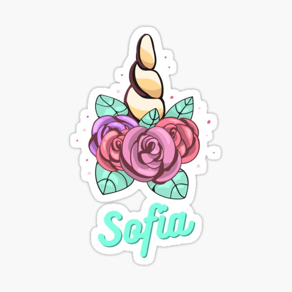 Lovely Unicorn - Sofia name Lovely Unicorn - Sofia name