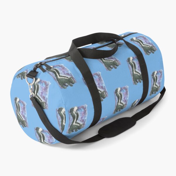 Item preview, Baby skunk on blue and purple galaxy background designed and sold by ChrisKrantzArt.