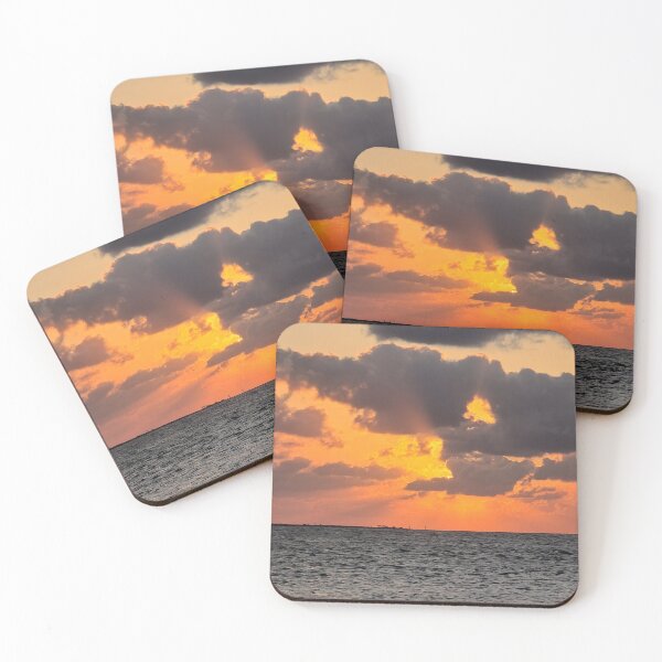Item preview, Sunset on the jeju  island sea in Korea designed and sold by human8891.