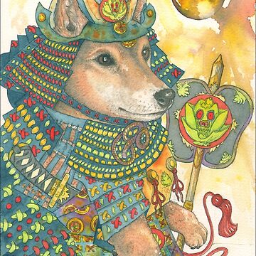Artwork thumbnail, Samurai Shiba by Emma Sidwell