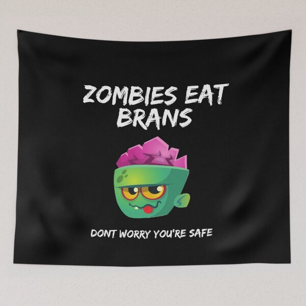 Item preview, Zombies eat brains dont worry youre safe designed and sold by ShopSpot.