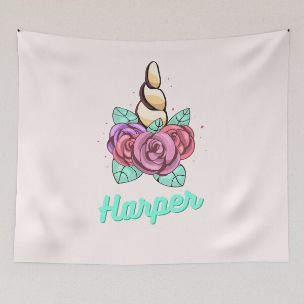 Item preview, Lovely Unicorn - Harper name designed and sold by piastrelli.