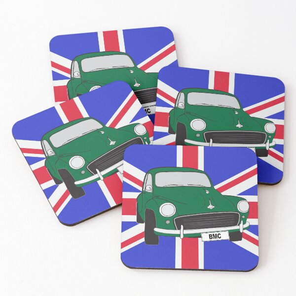 Artikelvorschau, Morris Minor Union Jack Britisches Renngrün entworfen und verkauft von KonstantKaos.