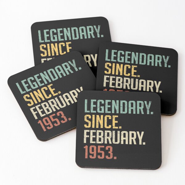 Item preview, Legendary Since February 1953 68th Birthday Gift 68 Years Old Vintage February 1953 designed and sold by Takatv.