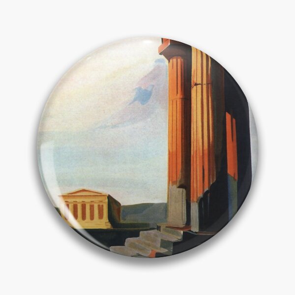 Item preview, Agrigento retro poster designed and sold by CorasPosters.
