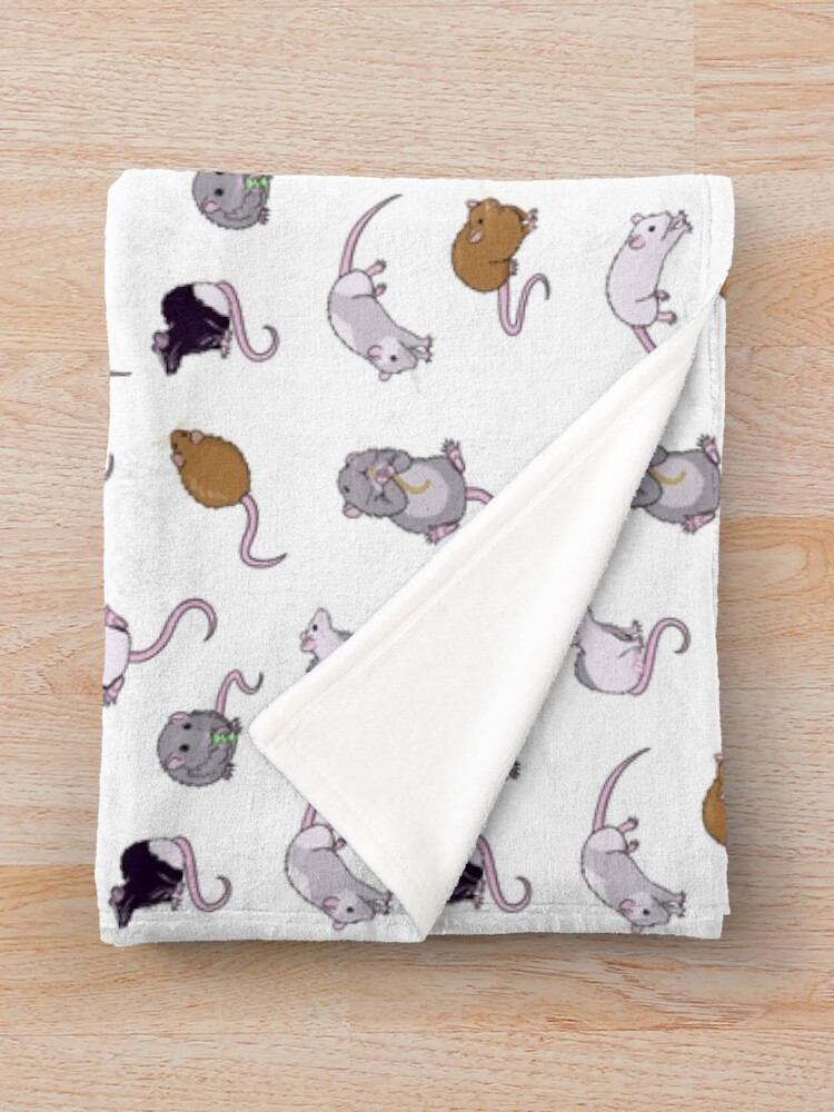 Alternate view of Rats, Rats, Rats Throw Blanket
