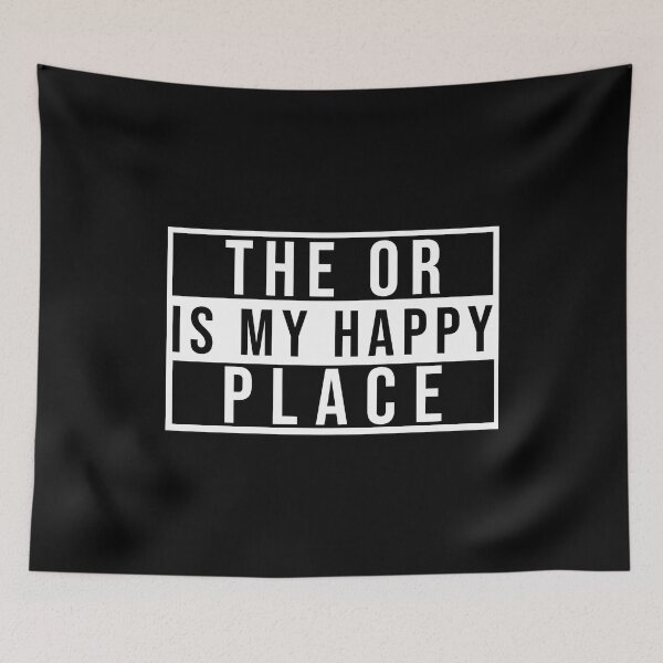 Item preview, Surgical Tech - The OR is my Happy place Parental Advisory version designed and sold by tinypurpleland.