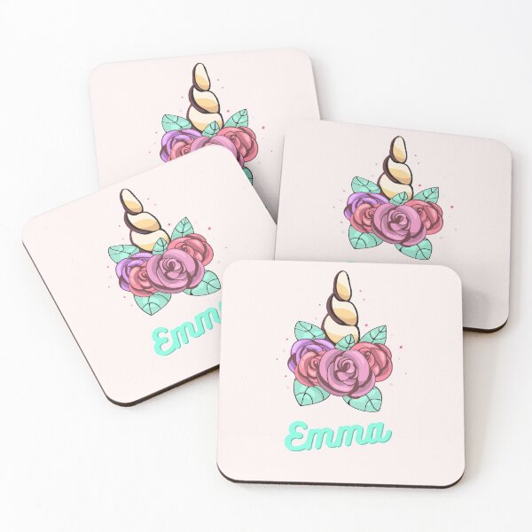 Item preview, Lovely Unicorn - Emma name designed and sold by piastrelli.