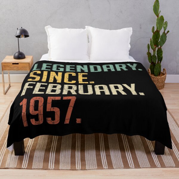 Item preview, Legendary Since February 1957 64th Birthday Gift 64 Years Old Vintage February 1957 designed and sold by Takatv.