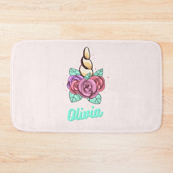 Item preview, Lovely Unicorn - Olivia name designed and sold by piastrelli.