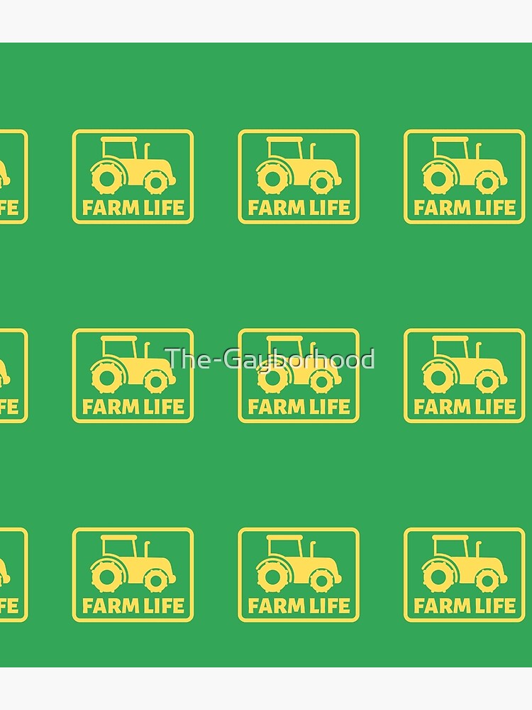 tractor-farm-life-backpack-for-sale-by-the-gayborhood-redbubble for Free Printable John Deere Cupcake Toppers Tractor FARM LIFE