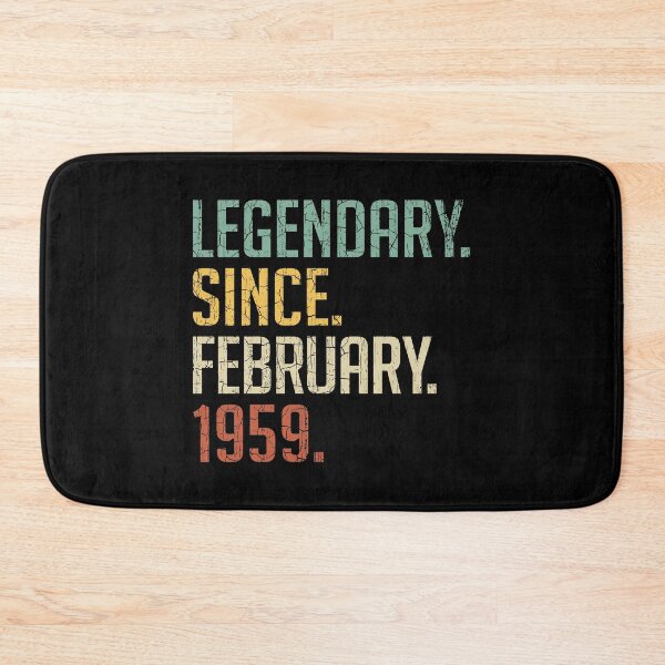 Item preview, Legendary Since February 1959 62nd Birthday Gift 62 Years Old Vintage February 1959 designed and sold by Takatv.