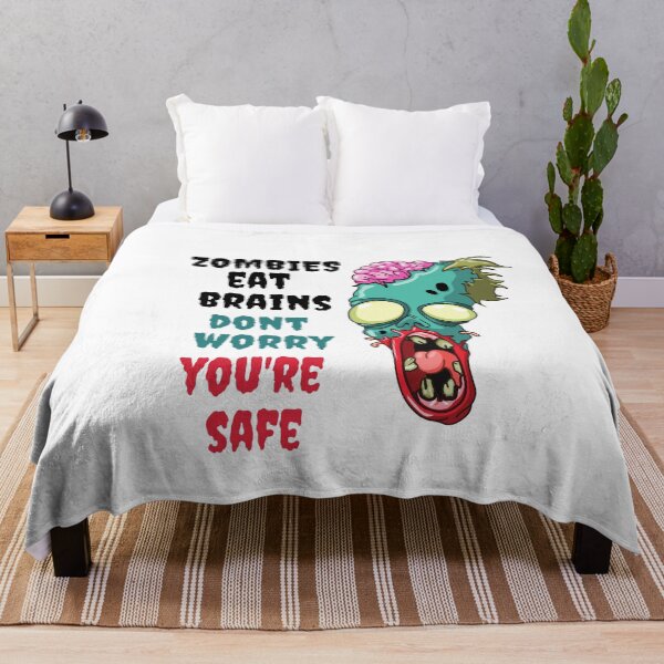 Item preview, Zombies eat brains dont worry youre safe designed and sold by ShopSpot.