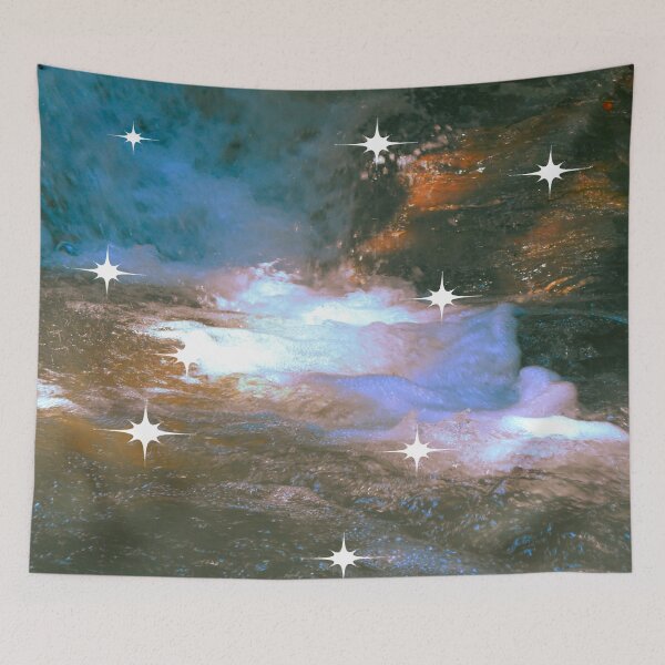Item preview, Foamy retro river water designed and sold by Mariolangstieh.