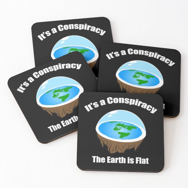 Item preview, Flat Earth It's a Conspiracy T-shirts and More designed and sold by Jungleful33.